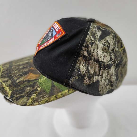 Atlanta Fire District Mossy Oak Camo Hat Adjustable One Size Port Authority - Picture 6 of 14
